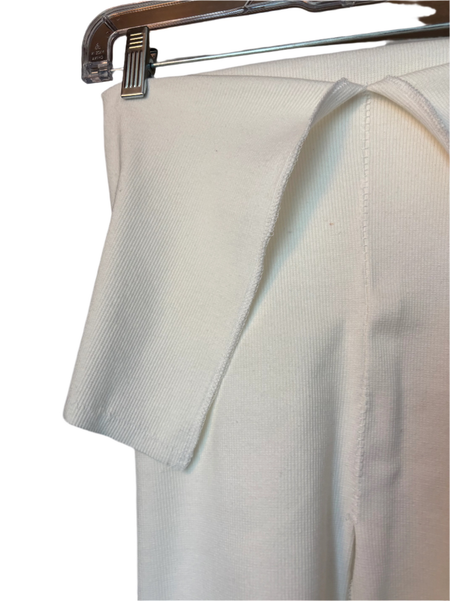 Fold-Over Knit Bodice Top