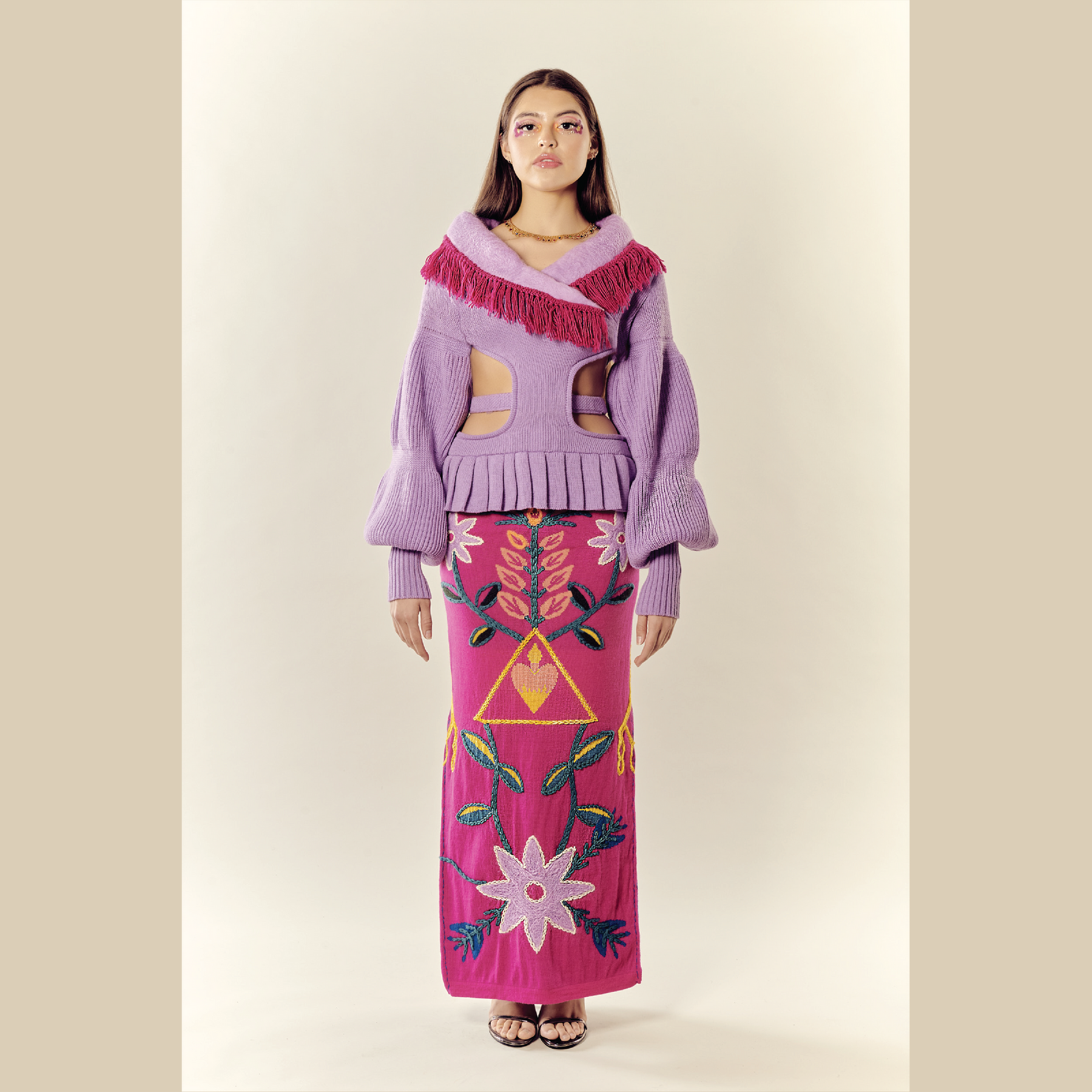 Lineas Poeticas Rosal 100% Cotton Project Tote