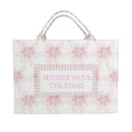 Mother Wove the Stars oversized cotton denim tote with woven handles - view 2
