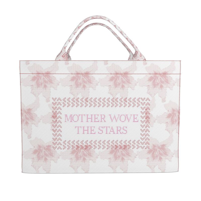 Mother Wove The Stars Oversized Tote with Woven Handles