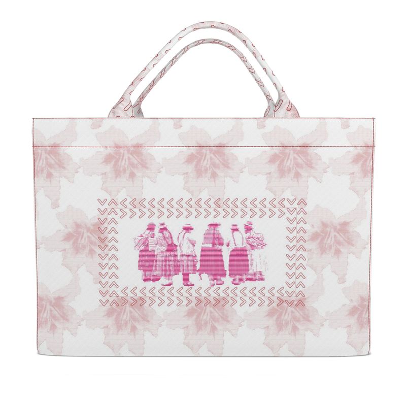 Mother Wove The Stars Oversized Tote with Woven Handles