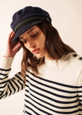 Saint James navy wool sailor cap