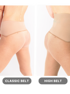 Sheer 01 nude run-resistant tights by Les Belles - view 2