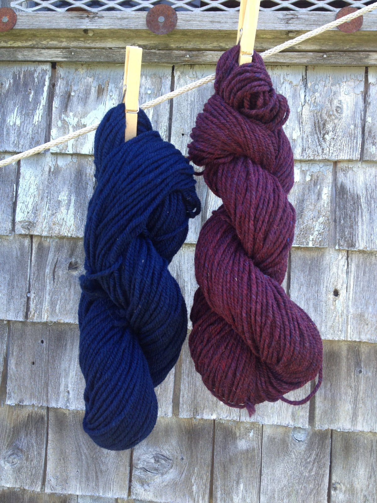 Atlantic 3-ply Aran 100% wool yarn by Maritime Family Fiber