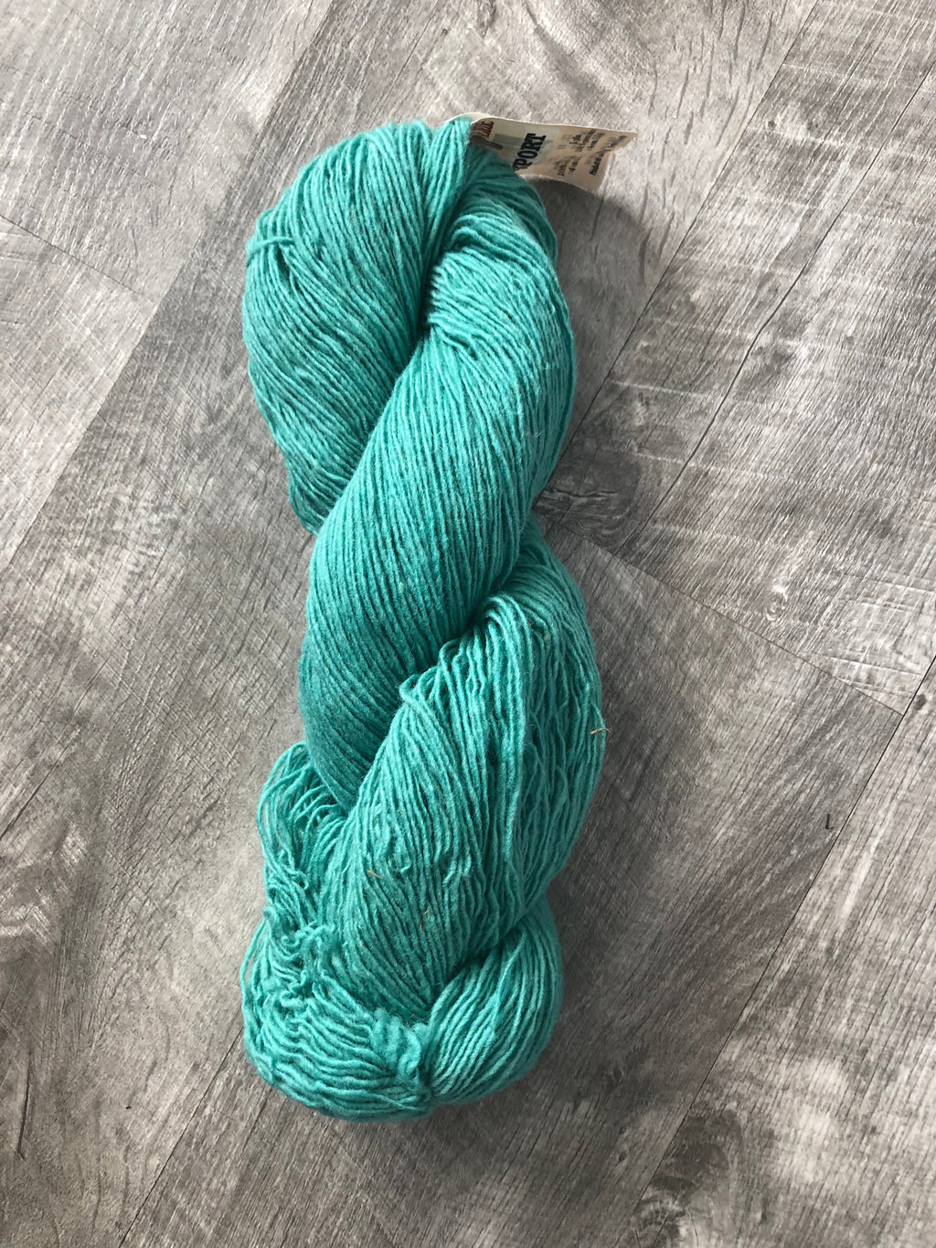 Sport single-ply 100% wool yarn by Maritime Family Fiber - view 2