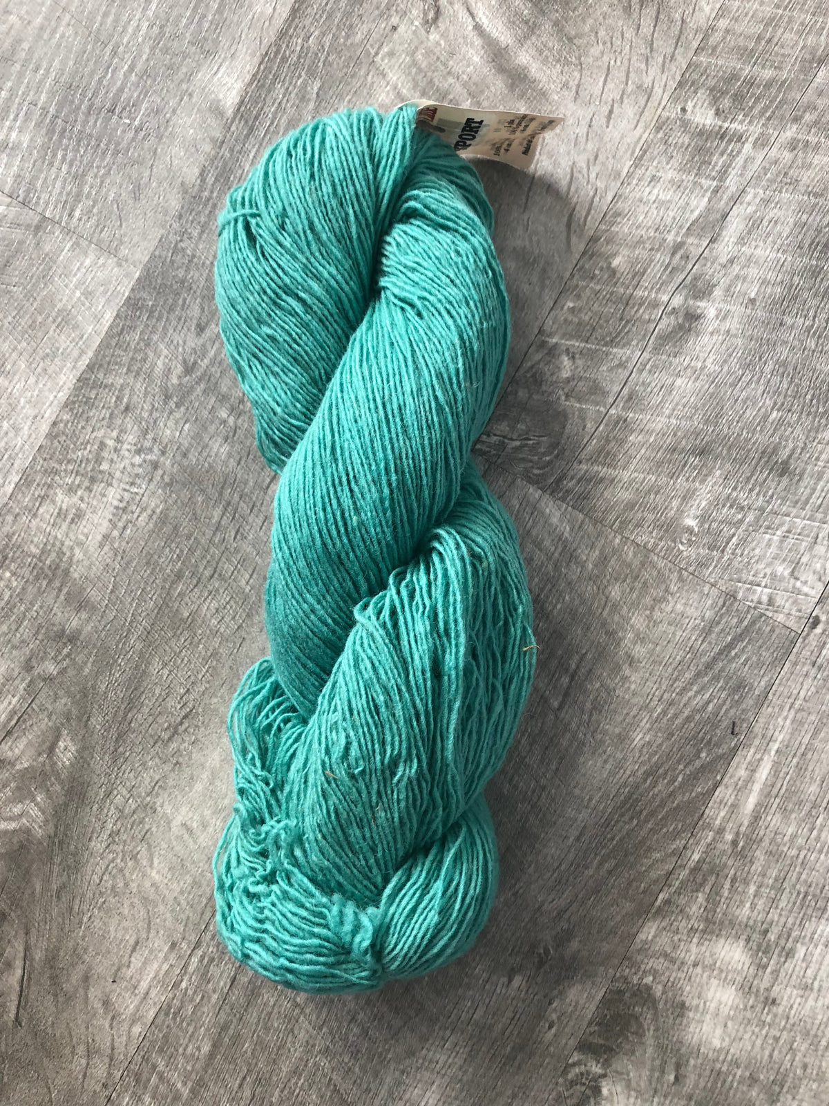 Sport single-ply 100% wool yarn by Maritime Family Fiber - view 2