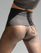 Sheer Noir black run-resistant tights by Les Belles - view 7