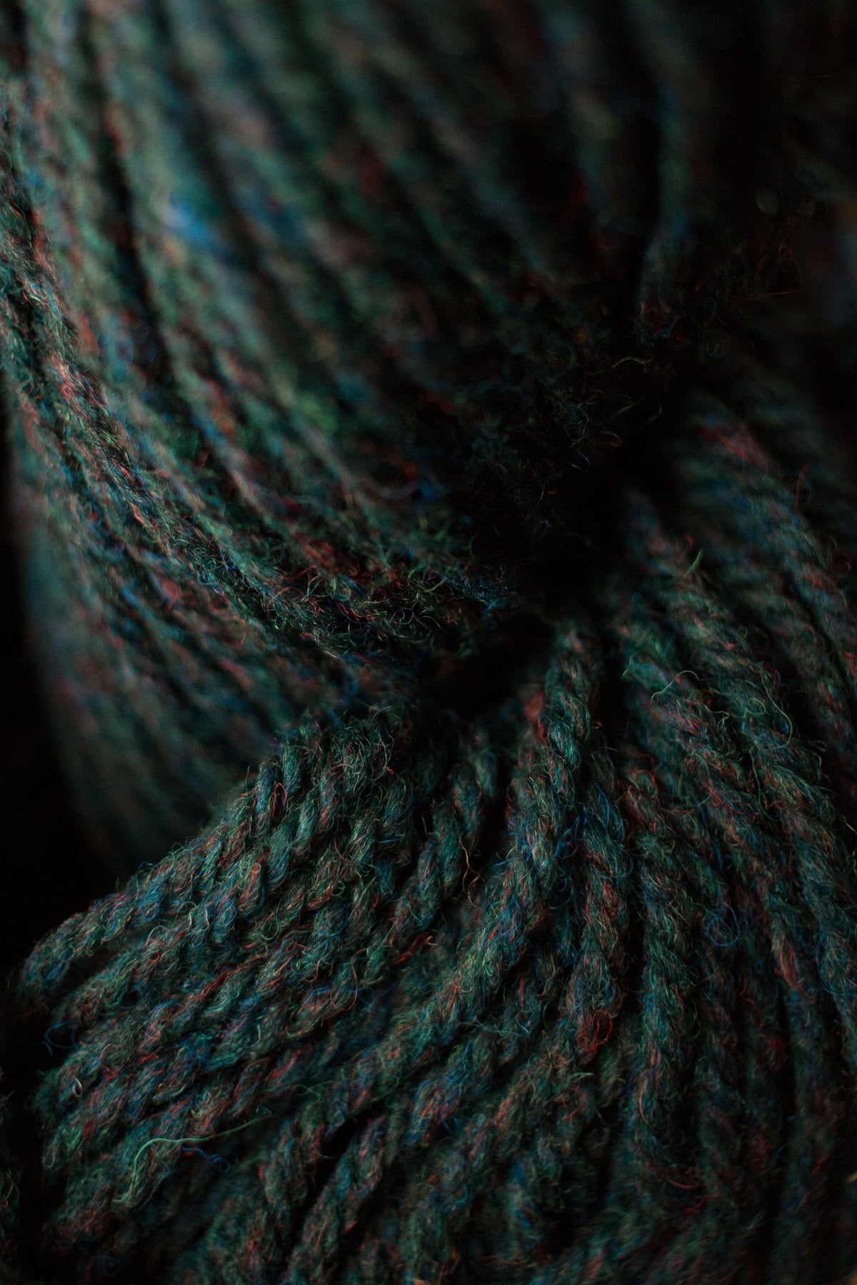 Atlantic 3-ply Aran 100% wool yarn by Maritime Family Fiber - view 2
