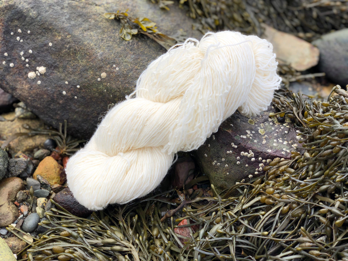 Sport single-ply 100% wool yarn by Maritime Family Fiber - view 4
