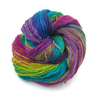 Zephyr Tides open-front cardigan knit in recycled silk lace yarn - view 11