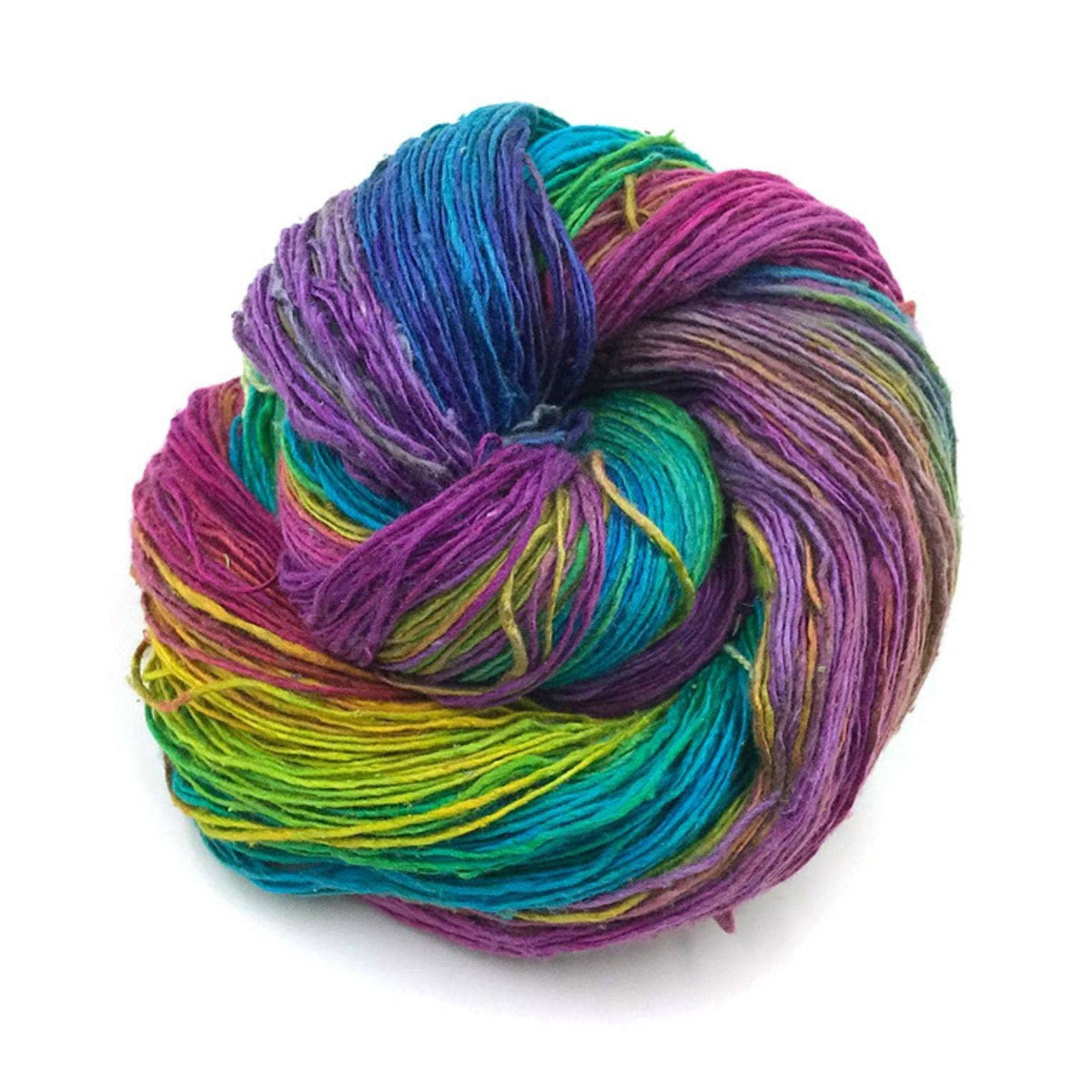 Zephyr Tides open-front cardigan knit in recycled silk lace yarn - view 11
