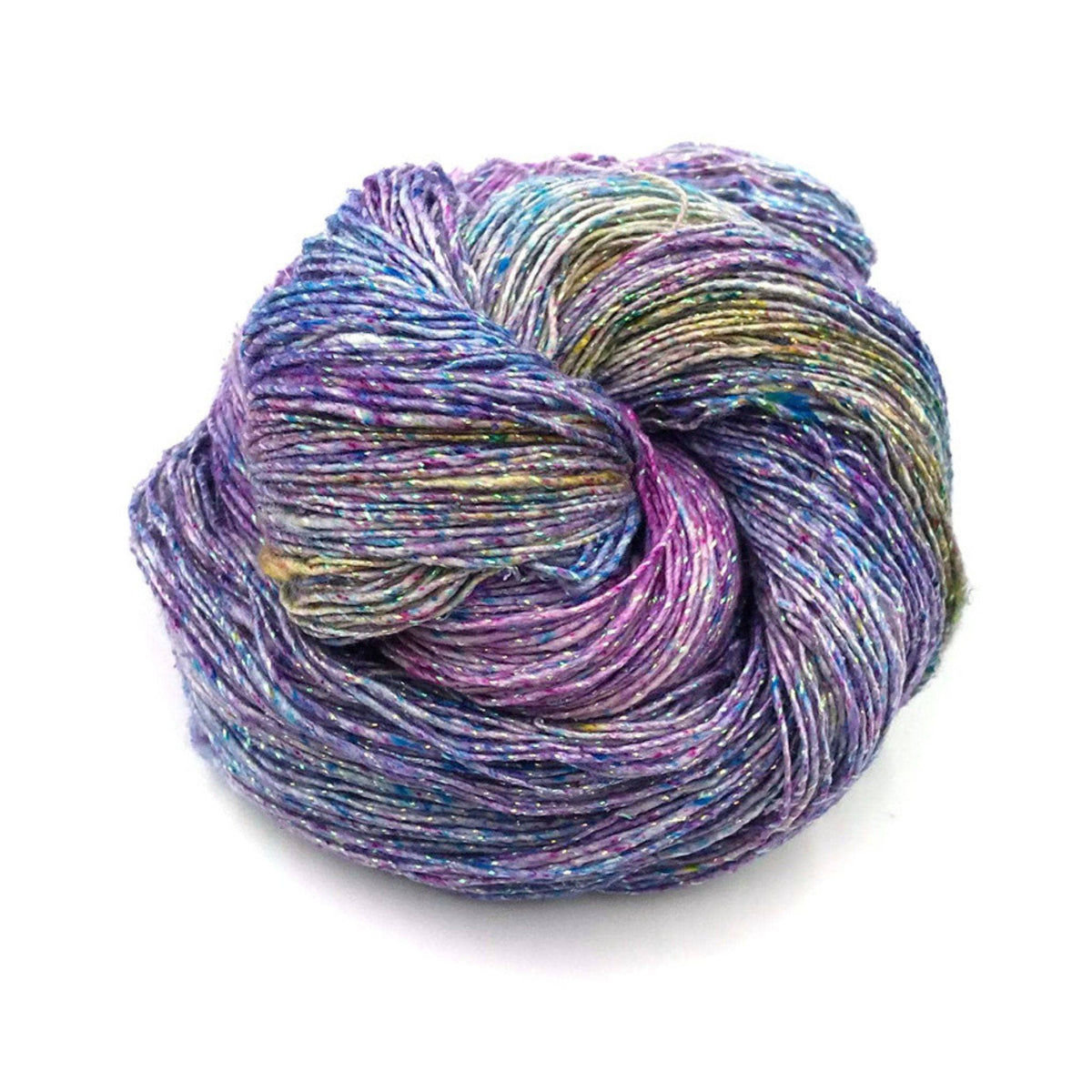 Zephyr Tides open-front cardigan knit in recycled silk lace yarn - view 16
