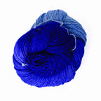Ombre recycled silk yarn skein - view 3