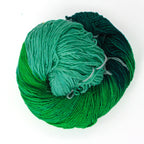 Ombre recycled silk yarn skein - view 4
