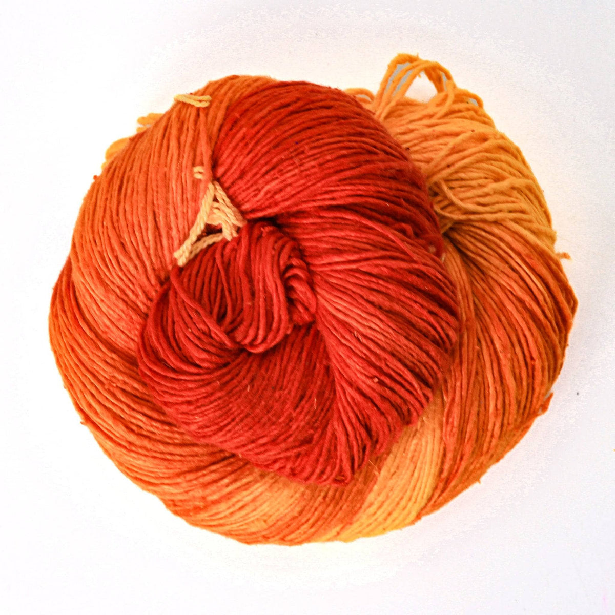 Ombre recycled silk yarn skein - view 2