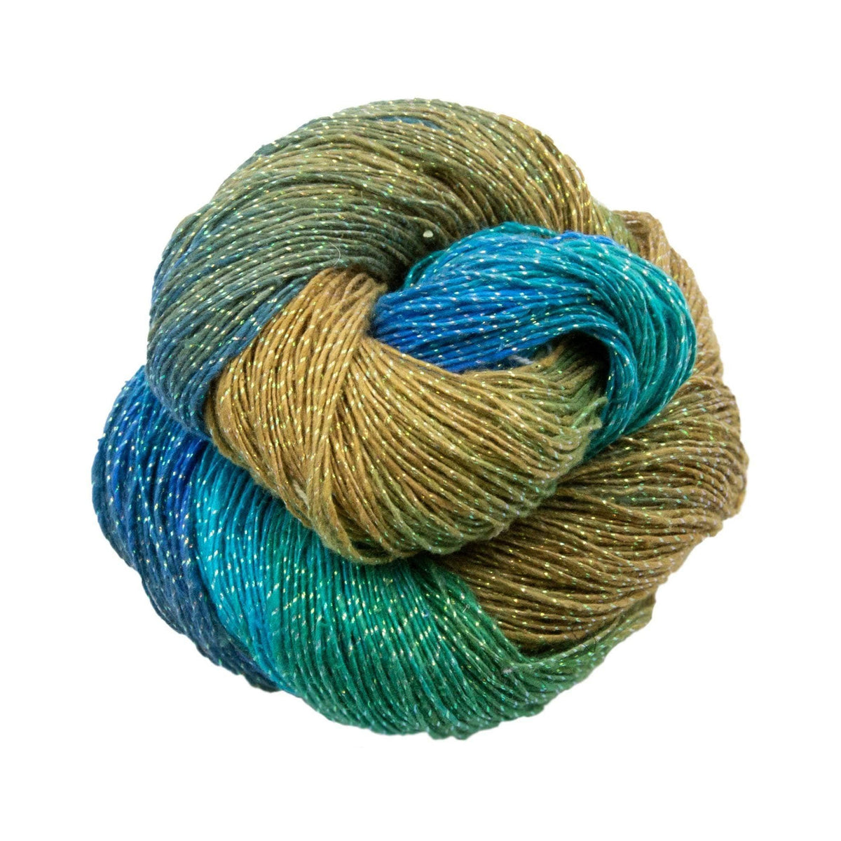 Zephyr Tides open-front cardigan knit in recycled silk lace yarn - view 8